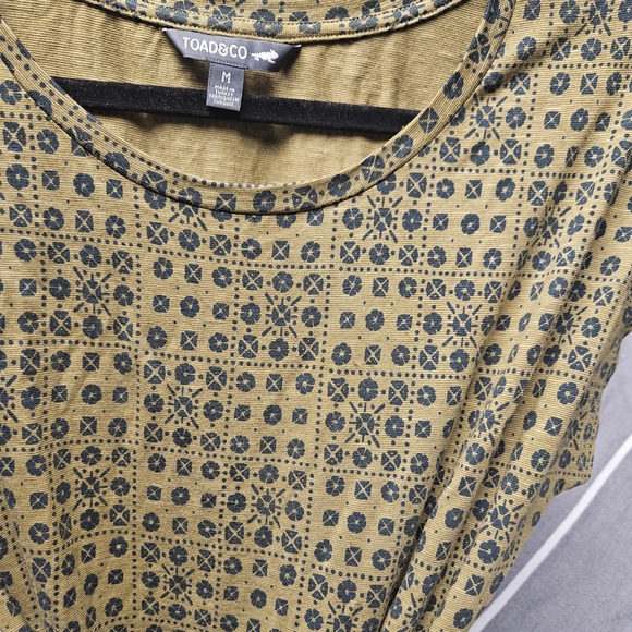 Toad&Co Tan Patterned Midi Dress - Picture 2 of 3